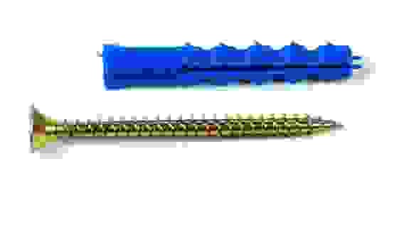 Набор крепления плинтусов 6/30 (дюбель ежик 8/8)