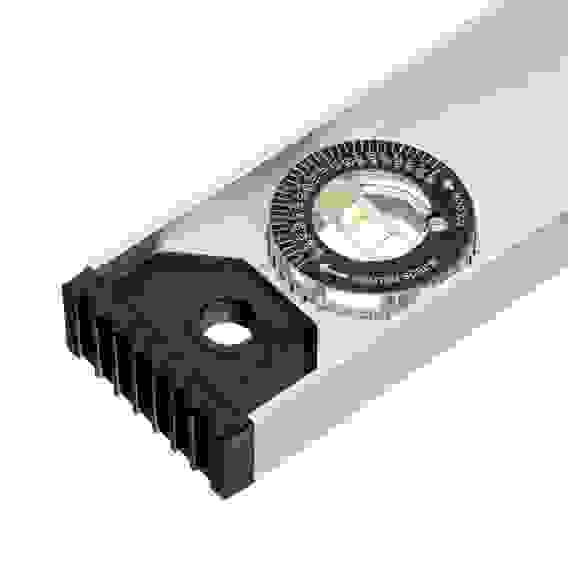 Уровень алюминиевый "Рельс", 800 мм, 3 глазка (1 поворотный)// Matrix