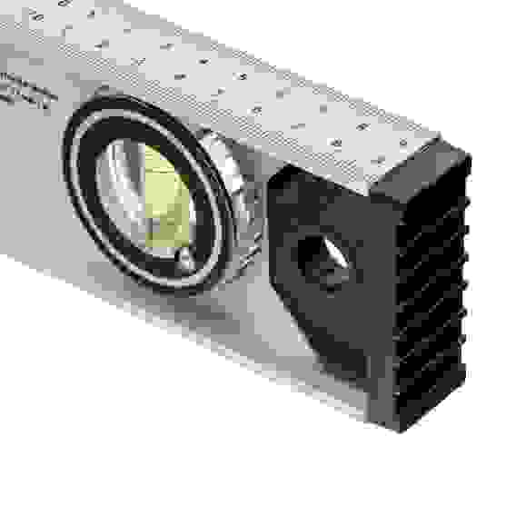 Уровень алюминиевый "Рельс", 800 мм, 3 глазка (1 поворотный)// Matrix