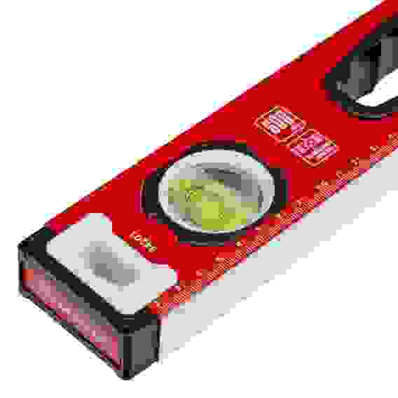 Уровень алюминиевый, фрезерованный, 3 глазка, рукоятки, 600 мм// Matrix