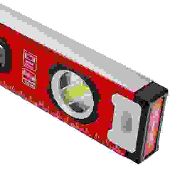 Уровень алюминиевый, фрезерованный, 3 глазка, рукоятки, 600 мм// Matrix