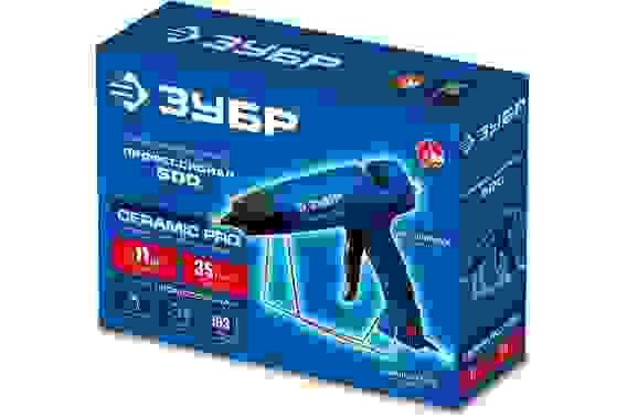 Пистолет термоклеевой электрический Профессионал 500 (d11мм, 35 г/мин) ЗУБР