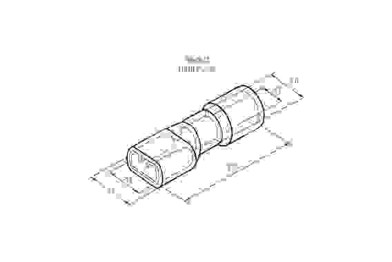 Клемма плоск.полностью изолир РППи-м 1.5-(6.3) Р, REXANT (цена за 1шт.)