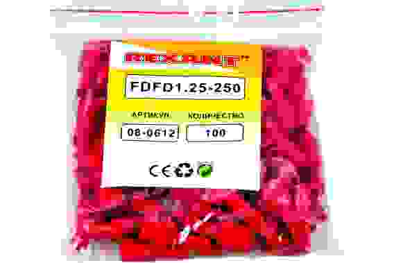 Клемма плоск.полностью изолир РППи-м 1.5-(6.3) Р, REXANT (цена за 1шт.)