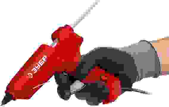 Пистолет термоклеевой электрический (d11мм, выход клея 10 г/мин) ЗУБР