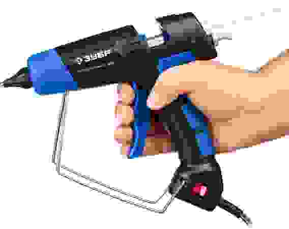 Пистолет термоклеевой электрический 200 (d11мм, 20 г/мин) ЗУБР Профессионал