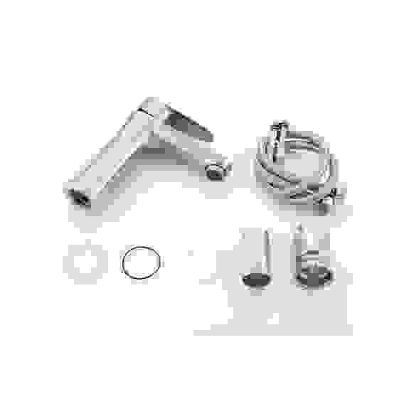 Смеситель для раковины 35к F1048 (литой, п/гайку, САТИН, нерж.сталь) FRAP