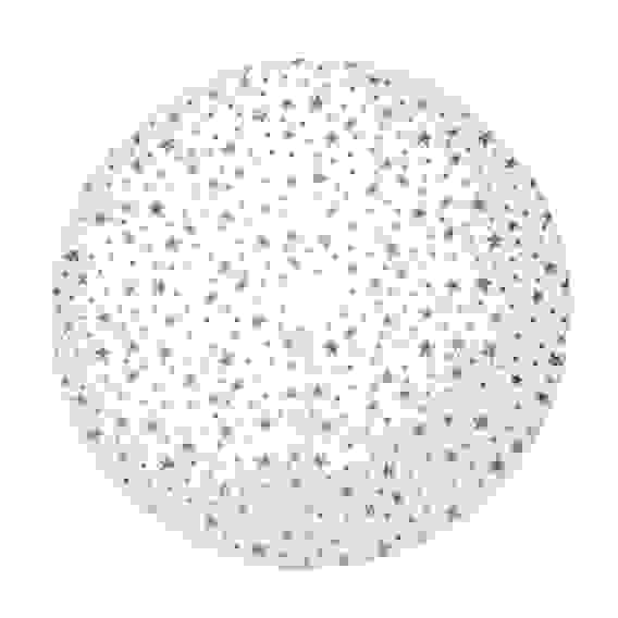 Юбка под елку со звездами, 90см, полиэстер, фолинг СНОУ БУМ