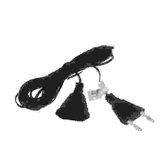 Удлинитель для гирлянд электрических, 6 м, ПВХ черный, 220В СНОУ БУМ