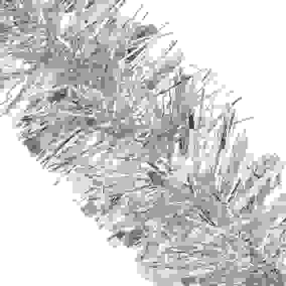 Мишура 10x200см, ПЭТ, серебро, 26-334 СНОУ БУМ