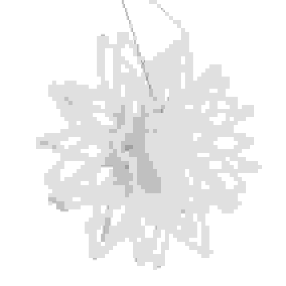 Цветок 1 шт, 9 см, пластик, 26-819 СНОУ БУМ