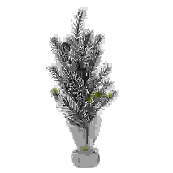 Елочка литая 100% РЕ, шишка, на пеньке, 30 см, 26-63 СНОУ БУМ