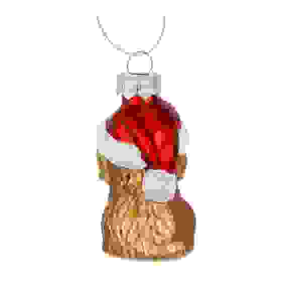 Подвеска декоративная "Собачка" 7,8x4,2 см стекло СНОУ БУМ