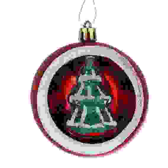 Набор шаров 3 шт, 8 см, пластик СНОУ БУМ