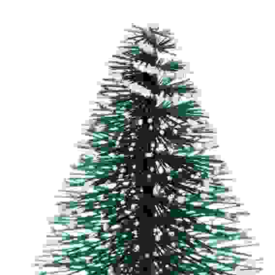 Елка ершик, зеленая, 25 см, пластик, дерево, 26-52 СНОУ БУМ