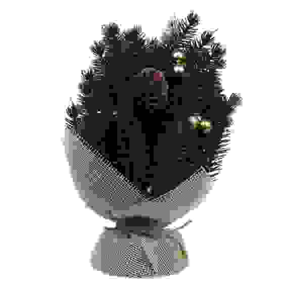 Елочка литая 100% РЕ, шишка, золотая ягода, 18 см, 26-60 СНОУ БУМ