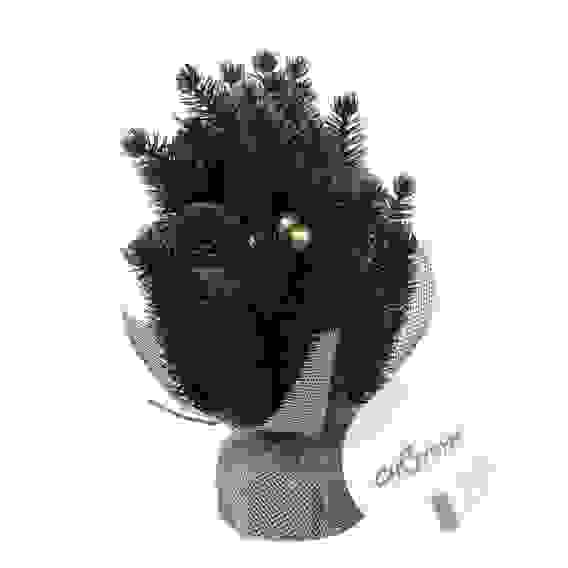 Елочка литая 100% РЕ, шишка, золотая ягода, 18 см, 26-60 СНОУ БУМ