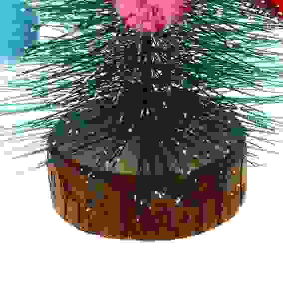 Елка ершик, зеленая, 20 см, пластик, дерево, 26-54 СНОУ БУМ