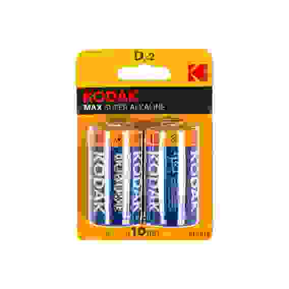 Элемент питания LR20-2BL Kodak Max Super Alkaline цена за 1 шт.