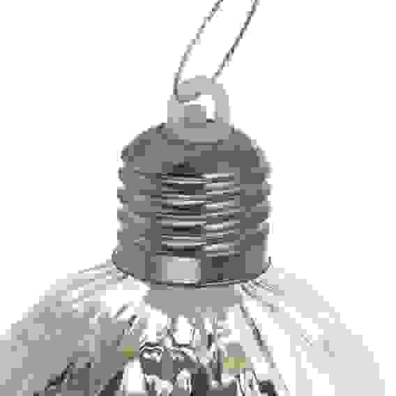 Шар 8 см, прозрачный с декором внутри, LED, 2 вида СНОУ БУМ