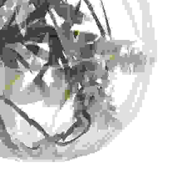 Шар 8 см, прозрачный с декором внутри, LED, 2 вида СНОУ БУМ