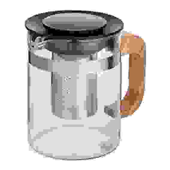 Чайник заварочный, La Caffetteria, объём: 800 мл, с деревянной ручкой/фильтр из нерж стали