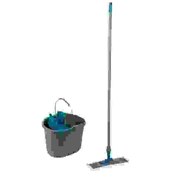 Швабра для пола ULTRA с насадкой из микрофибры и ведром с механизмом отжима