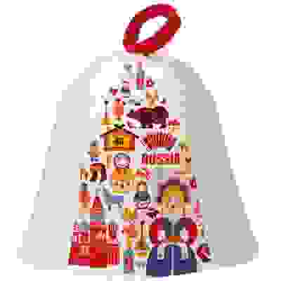 Шапка &quot;Матрешки&quot; &quot;Нot Pot&quot;, войлок 100% /20