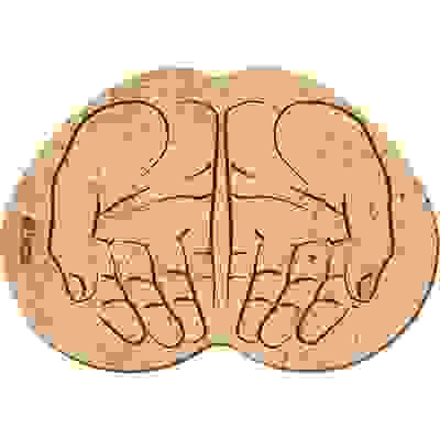 Коврик пробковый 43*30 см &quot;Ладони&quot; для бани и сауны &quot;Банные штучки&quot;/12