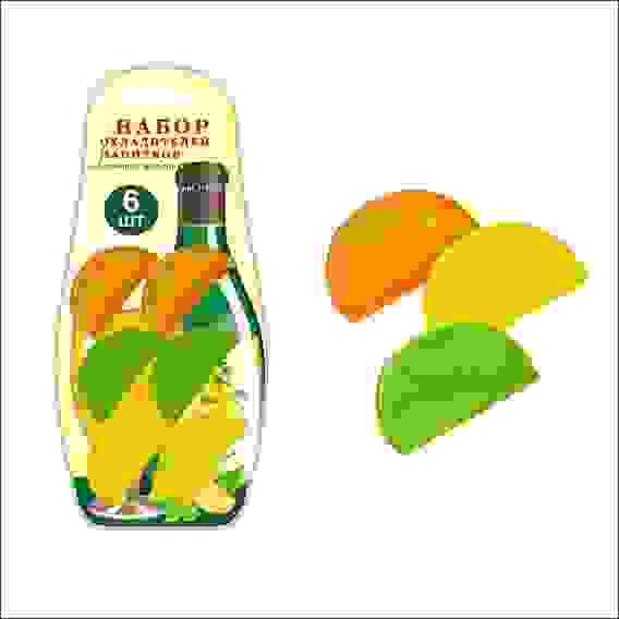 Набор 6 охладителей для напитков &quot;Лимонные дольки&quot; J13-102