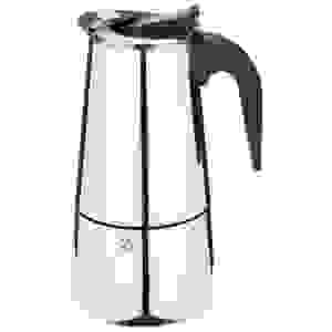 Гейзерная кофеварка ITALIA, объем 450 мл/9 чашек, из нержавеющей стали