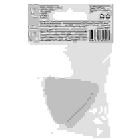 Держатель для полотенец на самоклеящейся основе "Объемный треугольник", белый (пластмасса)