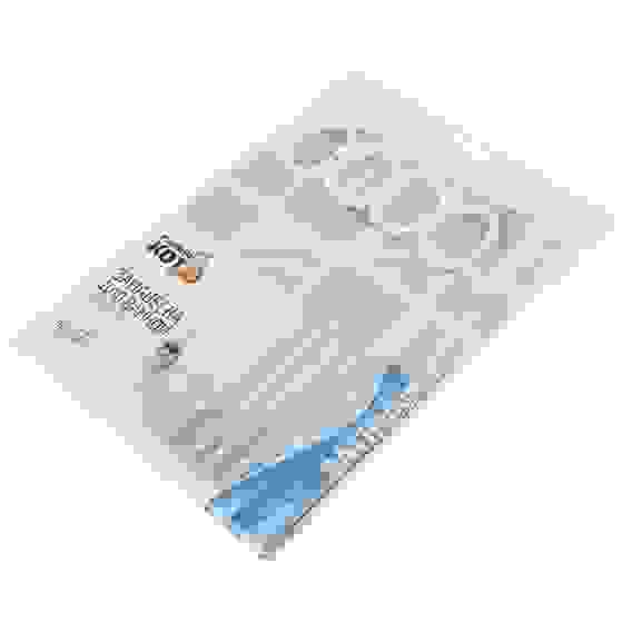 Занавеска для ванной, 180*180 см., клетка, материал - PEVA