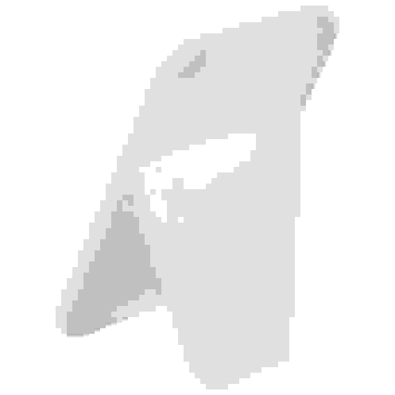 Зеркало косметическое настольное, 14*20 см, цвет: белый