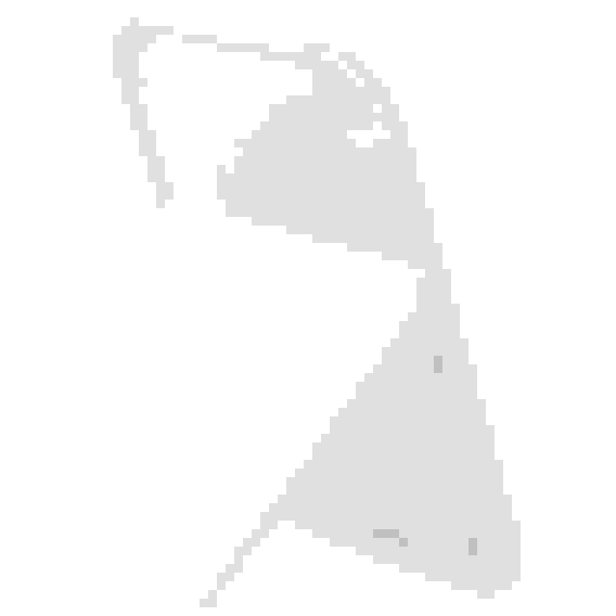 Зеркало косметическое настольное, 14*20 см, цвет: белый