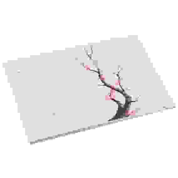 Зеркало косметическое складное, 15*21 см, дизайн: Сакура (стекло, картон)