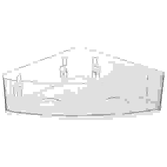 Полка для ванной подвесная угловая CRYSTAL