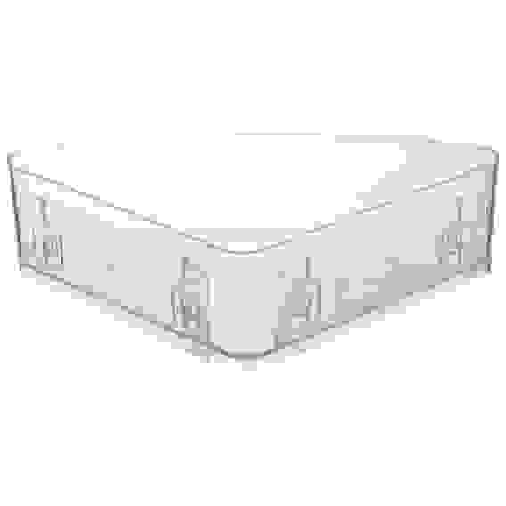 Полка для ванной подвесная угловая CRYSTAL