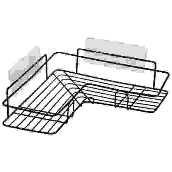 Полка подвесная угловая GRAPHITE, 26*26*4,5 см