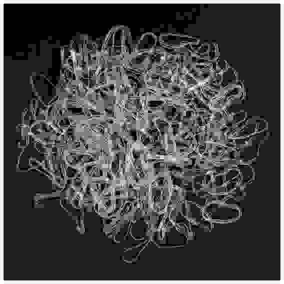Резинки для волос прозрачные, 250 шт