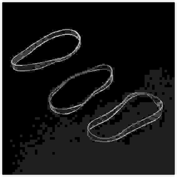 Резинки для волос прозрачные, 250 шт