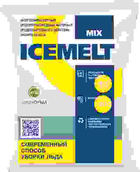 Противогололёдный реагент Айсмелт Mix ( мешок 25кг.)