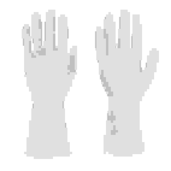 Перчатки хозяйственные ультра-прочные, тм VETTA, ПВХ, 55 гр, размер M, цвет белый, поливинилхлорид