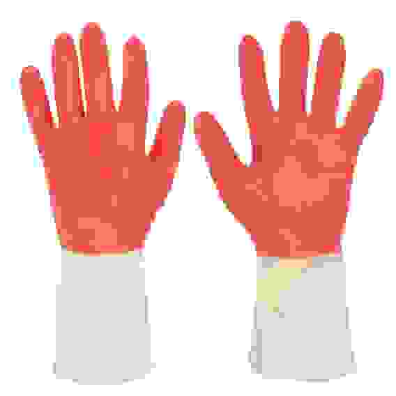 Перчатки хозяйственные тм Archdale, прочные,красно-белые в инд. упак. р. L