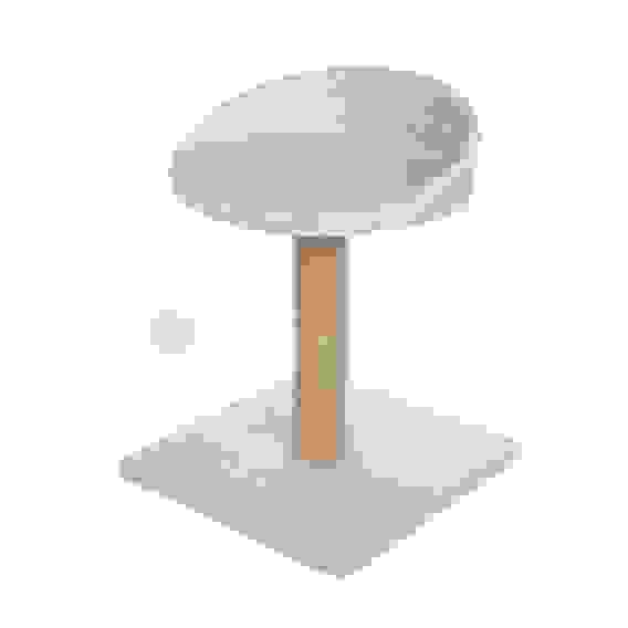 Когтеточка-столбик для кошек тм VETTA, с лежанкой и игрушкой, 30x30x40см