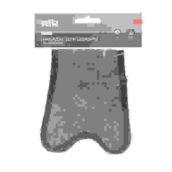 Насадка для швабры арт. 444-022 тм Vetta, 34х14 см, 22 гр., микрофибра, серая