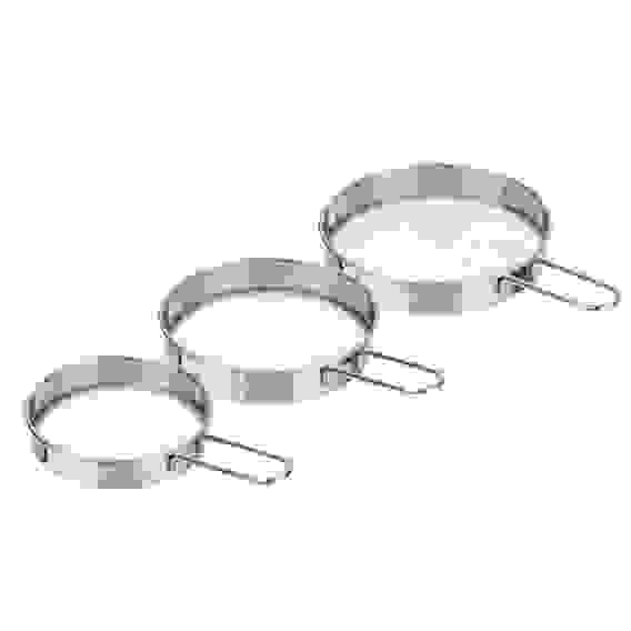 Набор сит для сахарной пудры и какао тм VETTA 3 пр, 7,5/9/10см, нерж.сталь