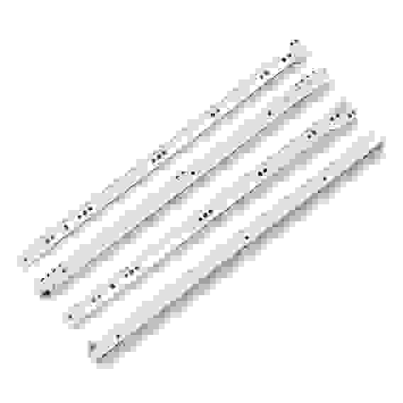 Направляющие роликовые(компклект) 500/0,8мм белые StahlBuro