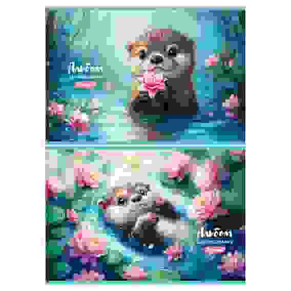 Альбом для рисования 24л., А4, на скрепке BG "В кувшинках"