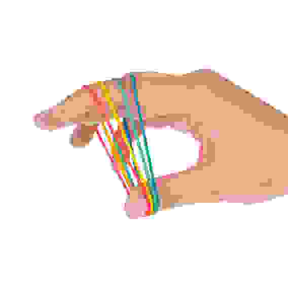 Банковская резинка 100г OfficeSpace, диаметр 40мм, ассорти, европодвес